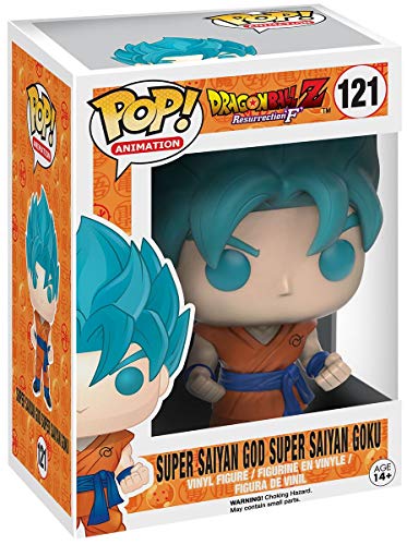 Funko – 121 – Pop – Manga – Dragon Ball Z – Figura Blue Goku Super Saiyan God