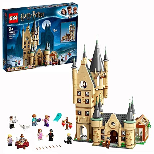 LEGO 75969 Harry Potter Torre de Astronomía de Hogwarts, Castillo de Juguete con Mini Figuras, Regalo de Cumpleaños para Niños y Niñas de 9 Años