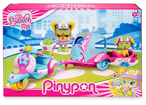 Pinypon. My Puppy and Me. Moto, Remolque y Figuras para niños y niñas de 4 a 8 años (Famosa 700016247)