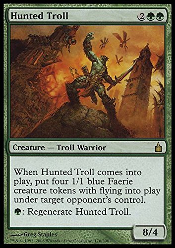 Magic The Gathering - Hunted Troll - Troll Braccato - Ravnica: City of Guilds - Foil