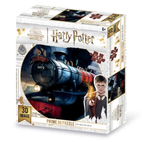 Grandi Giochi Harry Potter Tren Rompecabezas lenticular Horizontal, con 500 Piezas Incluidas y Paquete con Efecto 3D-PU103000 (PU103000)