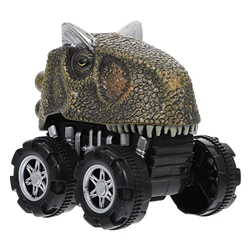 TOYANDONA Juguetes de Dinosaurio Pull Back Coche Dino Coche Juguete Pull Back Vehículos Mini Monster Trucks Toy For Kids Boys Pascua Cesta Presentes Cumpleaños Regalos