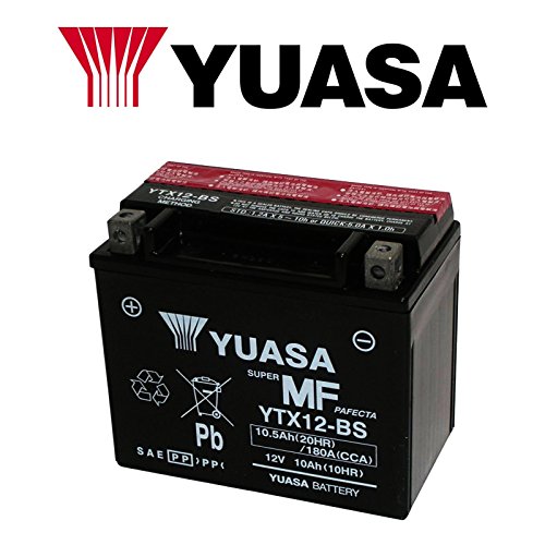 YUASA - YTX12-BS - Batería de 12 V y 10 Ah