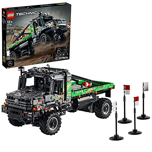 LEGO 42129 Technic Camión de Trial 4x4 Mercedes-Benz Zetros, Coche Teledirigido, Todoterreno de Juguete Controlado por App, Juego de Construcción