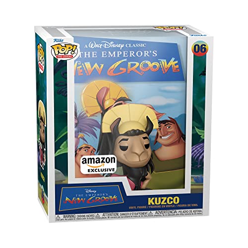 Funko Pop! VHS Cover: Disney - Kuzco - Emperor's New Groove - Exclusiva Amazon - Figura de Vinilo Coleccionable - Idea de Regalo- Mercancia Oficial - Juguetes para Niños y Adultos