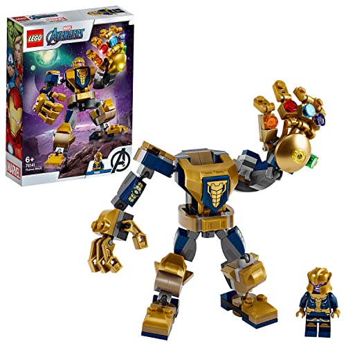 LEGO 76141 Super Heroes Armadura Robótica de Thanos Juguete de Construcción