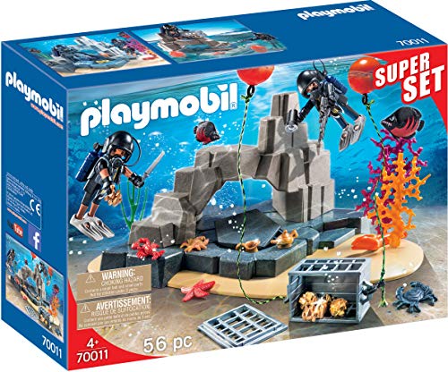 PLAYMOBIL PLAYMOBIL-70011 Super Set Buceo, Multicolor (70011)