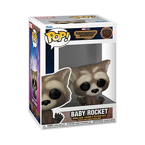 Funko Pop! Vinyl: Marvel - Guardians Of The Galaxy 3 - Rocket Raccoon - (Baby) - Guardianes de la Galaxia - Figura de Vinilo Coleccionable - Idea de Regalo- Mercancia Oficial - Movies Fans