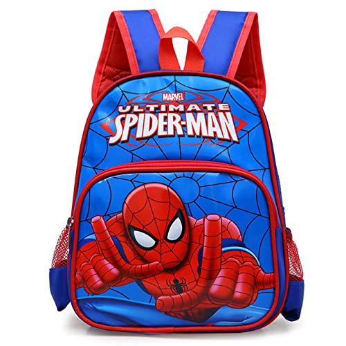 Tomicy Mochila para niños mochila de Spiderman para niños, mochila escolar, mochila de dibujos animados,mochila superhéroe 3D Mochila Mochilas para niños Camping Senderismo.