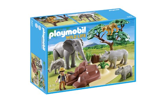Playmobil Vida Salvaje - Sabana Africana con Animales Playsets de Figuras de jugete, Color Multicolor (Playmobil 5417)