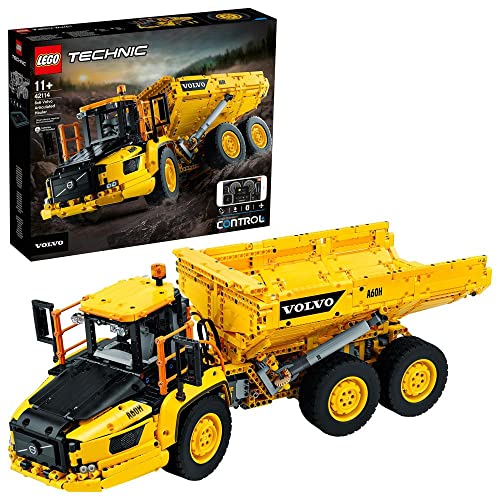 LEGO 42114 Technic 6x6 Dúmper Articulado Volvo 6x6, Set con Camión Teledirigido, Maqueta de Vehículo para Construir y Exponer