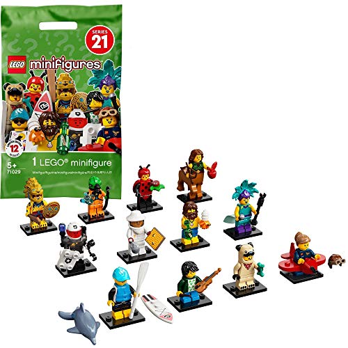 LEGO 71029 - Minifigures 21a Edición, Juguete Coleccionable (1 de 12 para coleccionar) para Niños y Niñas a Partir de 5 Años