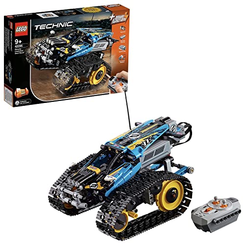 LEGO 42095 Technic Vehículo Acrobático a Control Remoto, Coche Teledirigido para Niños, Maqueta de Coche RC de Alta Velocidad