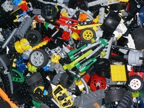 LEGO Technic - Piezas variadas: Ejes, Vigas con Agujeros y Patillas, Conectores, etc.