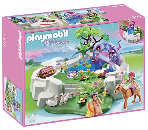 PLAYMOBIL Princesas -  Lago de Cristal mágico, Juguete Educativo, Multicolor, 45 x 12,5 x 35 cm, (5475)