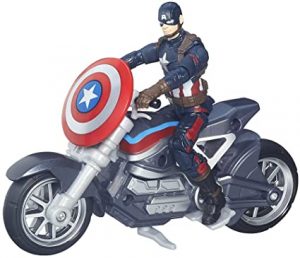 Juguete Capitan America Con Moto