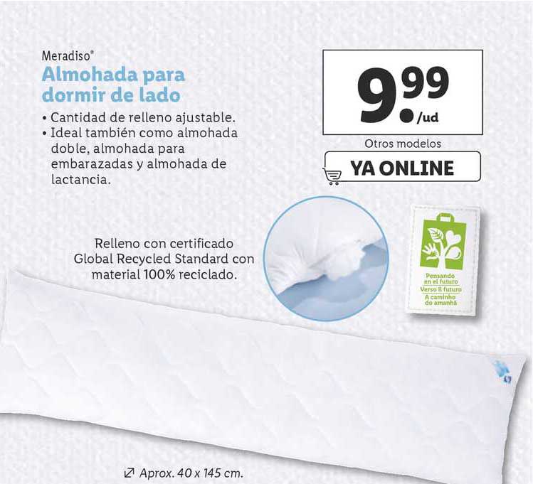 Almohada Para Dormir De Lado Lidl