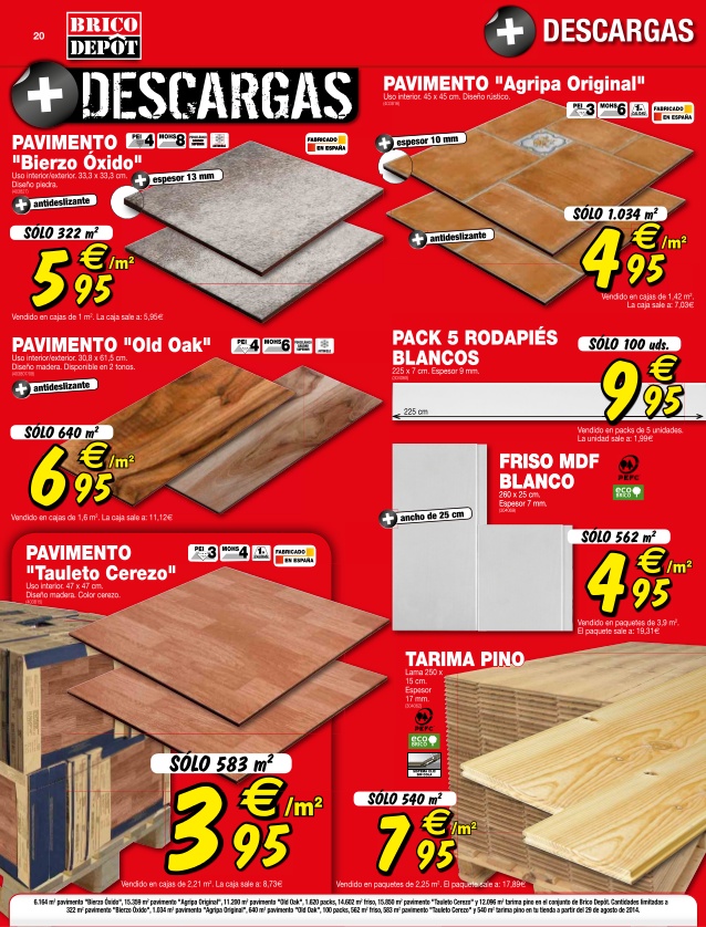 Baldosas Bricodepot