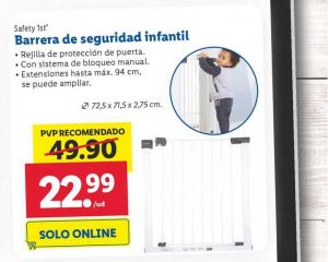 Barrera Seguridad Niños Lidl