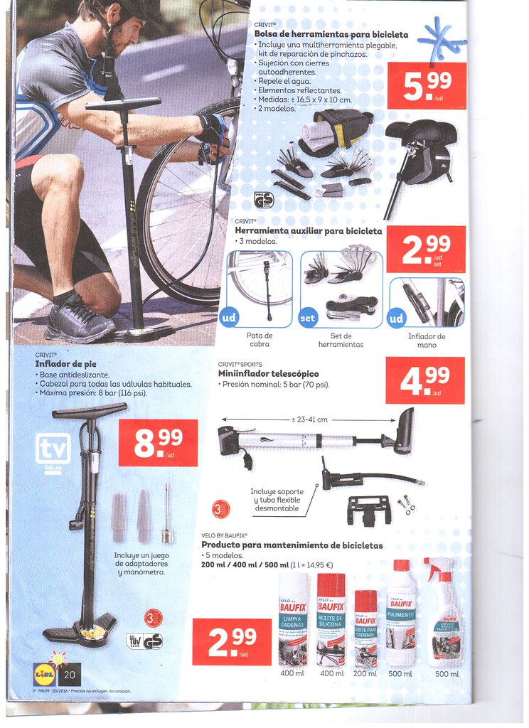 Bomba Bicicleta Lidl
