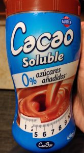 Cacao Soluble Sin Azúcar Mercadona