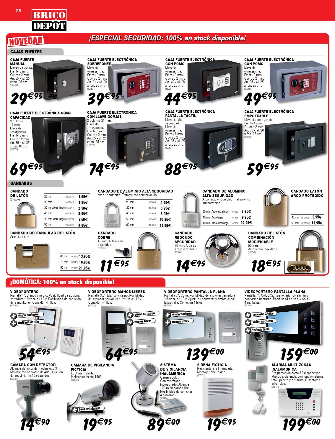 Cajas Fuertes Bricodepot