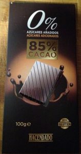 Chocolate 85 Cacao Mercadona