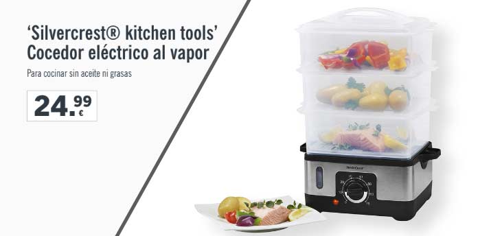 Cocedor Eléctrico Vapor Lidl
