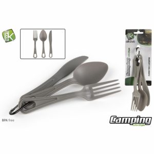 Cubiertos Camping Carrefour