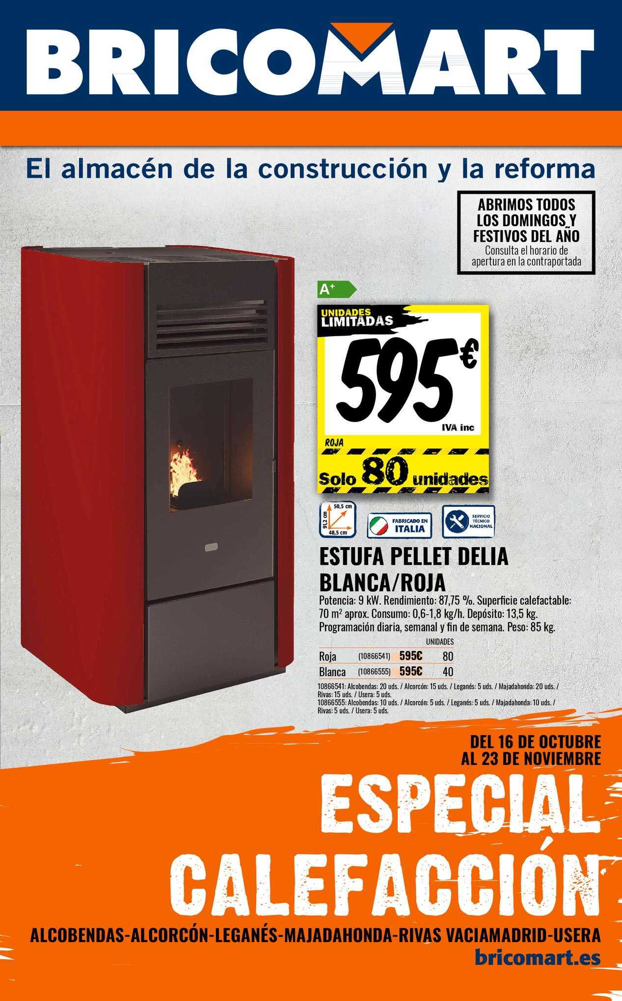 Estufas Pellet Bricomart