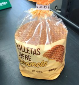Galletas Gofre Caramelo Mercadona
