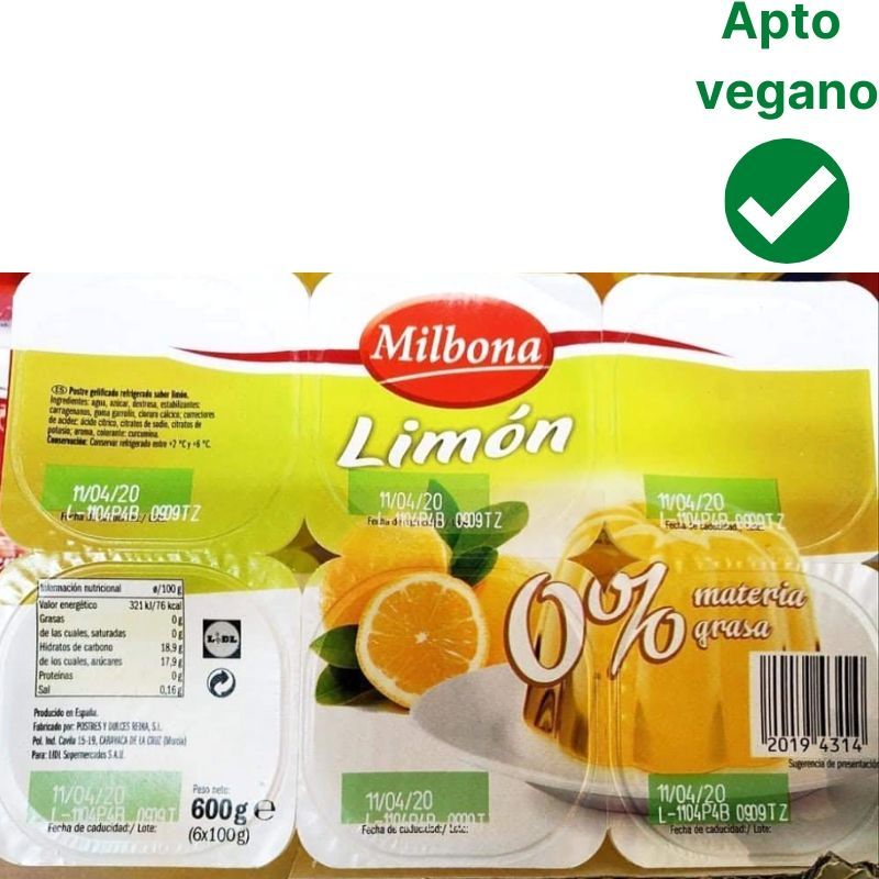 Gelatina Lidl