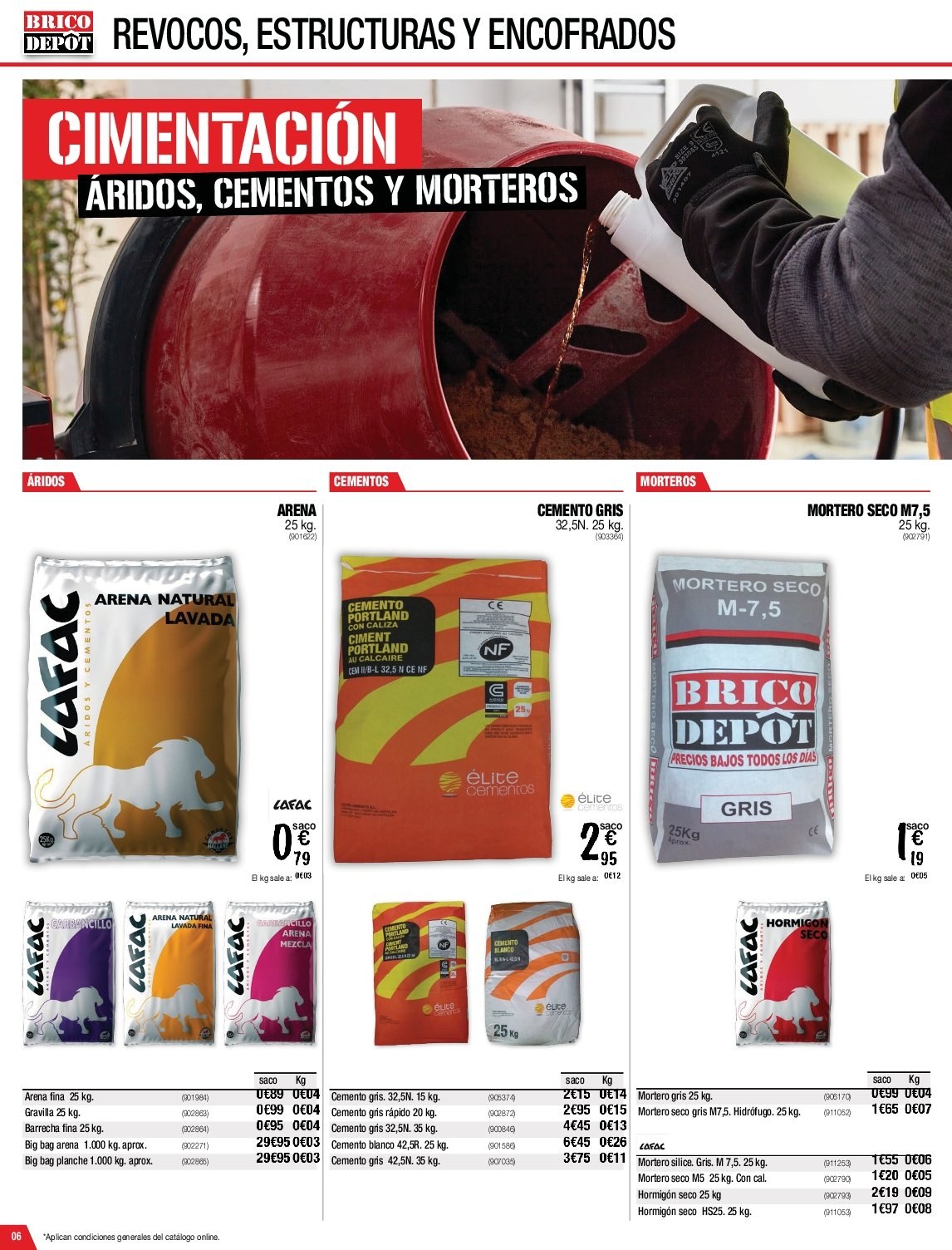 Hormigón Seco Bricodepot