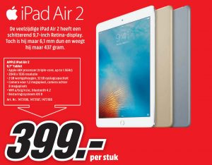 Ipad Air 2 32Gb Media Markt