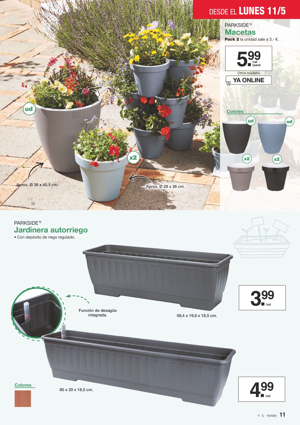 Jardineras Lidl