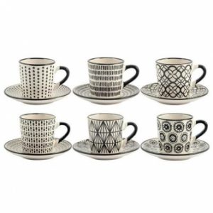 Juego Tazas Café Carrefour