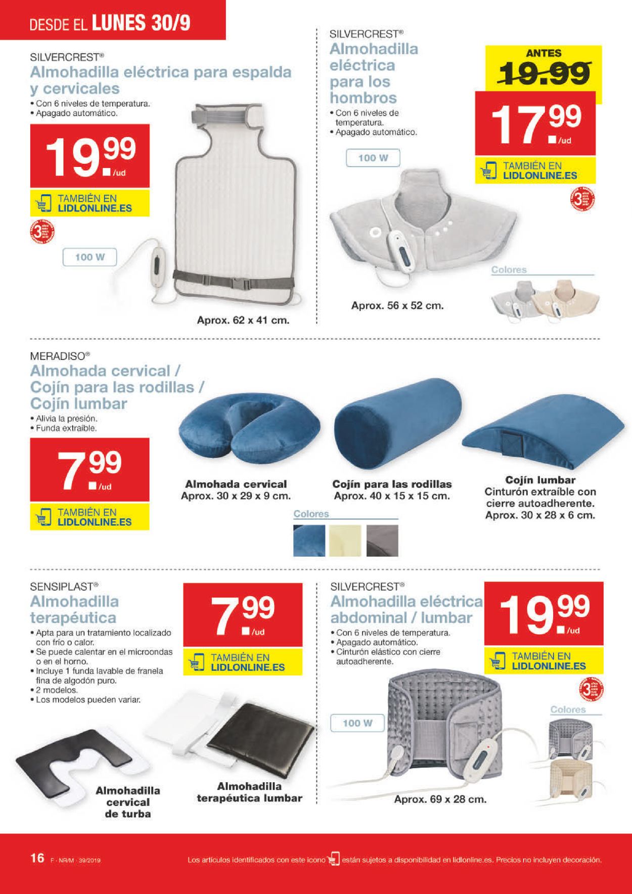 Manta Eléctrica Lidl