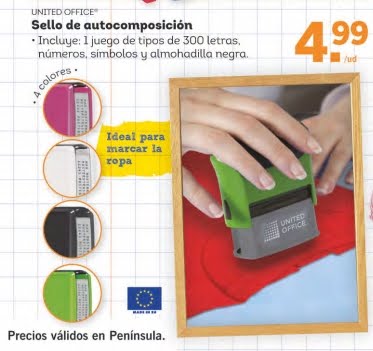 Marcador Ropa Lidl
