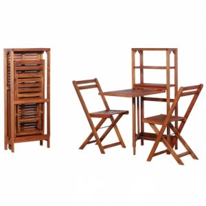 Mesa Plegable Con Sillas Carrefour