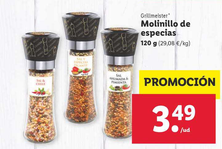 Molinillo Especias Lidl