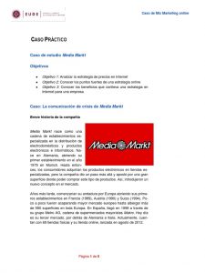 Objetivos Media Markt