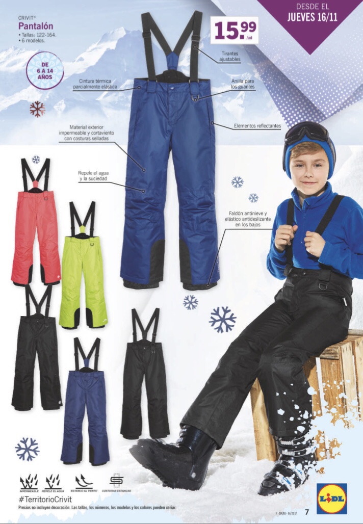 Pantalón Nieve Lidl