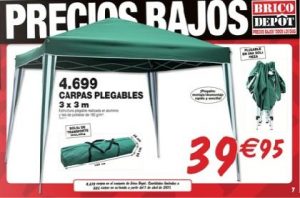 Pérgola Plegable Bricodepot