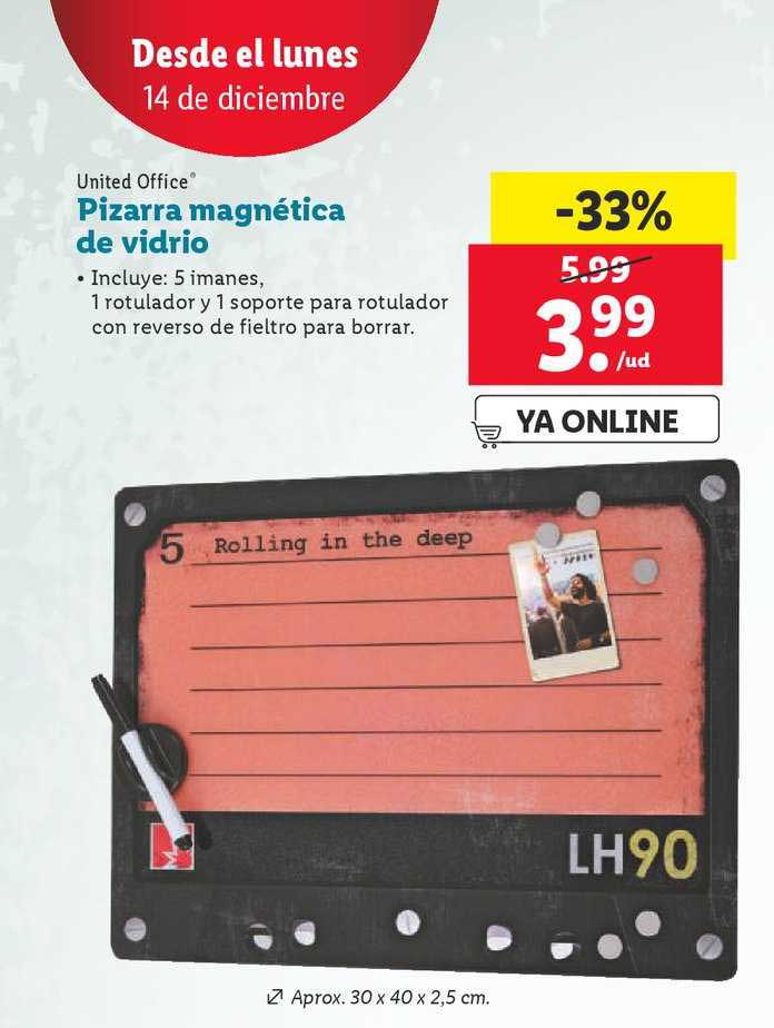 Pizarra Magnética Lidl