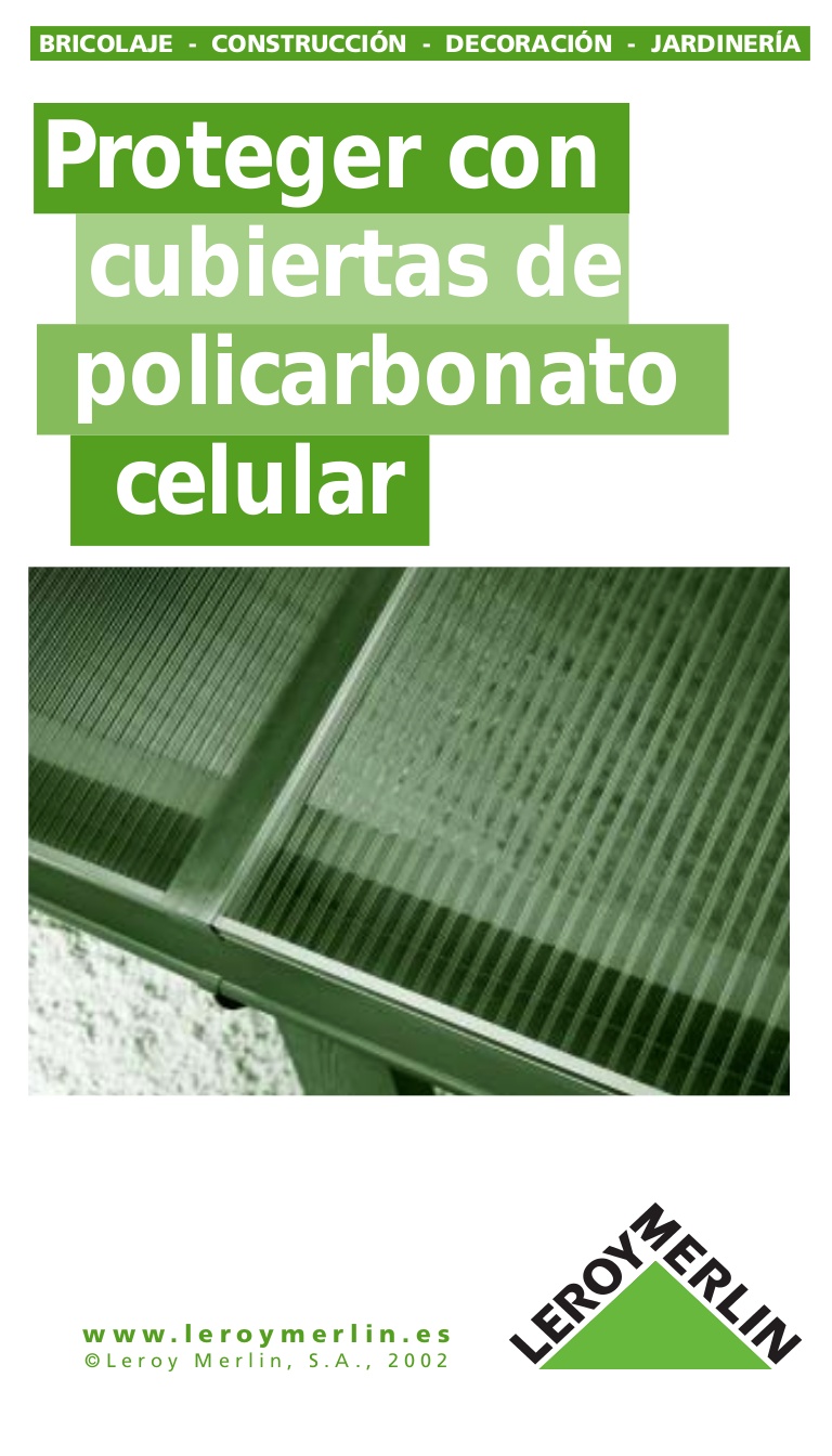 Policarbonato Celular Leroy Merlin