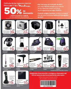 Rowenta 50% Carrefour