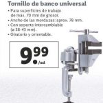 Tornillo Banco Lidl