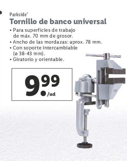 Tornillo Banco Lidl