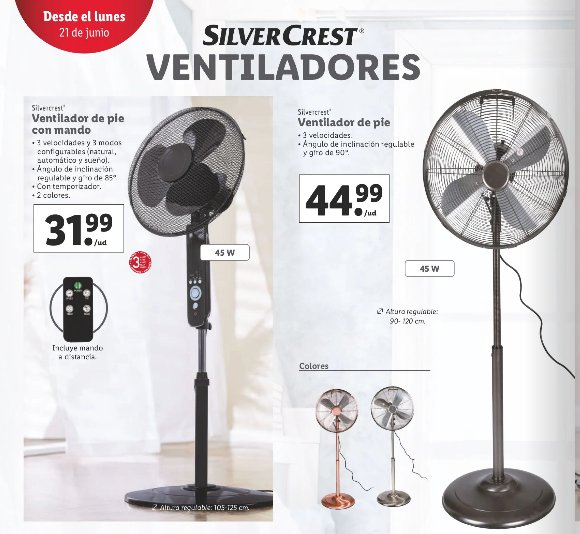 Ventilador Lidl