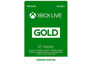 Xbox Live Gold 12 Meses Media Markt
